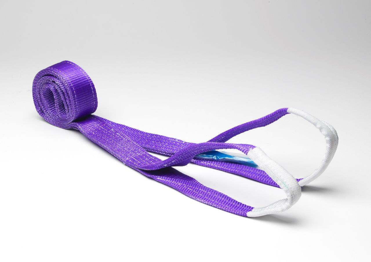 1000kg Duplex Violet Flat Webbing Slings - UK Made