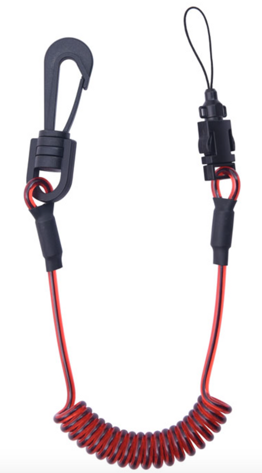 Kratos - Polyurethane & Polymer Connecting Tool Stretch Lanyard 0.9m