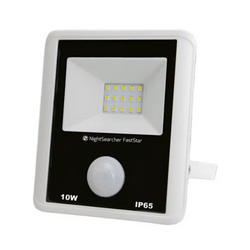 FastStar 10 PIR - 800 Lumens - 10W - AC Powered Floodlight