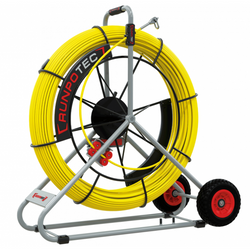 RUNPOTEC Fiberglass Rod Ø11mm x 300m with Steel Reel
