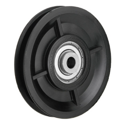 Polyamide Black Pulley with Ball Bearings ETT-104P | 60–150kg Capacity