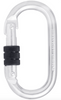 Steel Screw Locking Karabiner - MBS 25kN - Gate Opening 18mm 18mm