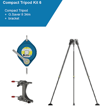 GLOBESTOCK G.Tripod 230 Compact TRIPOD KIT 6 (34m)