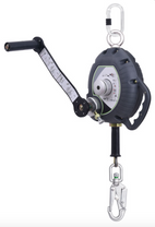 Kratos - 10m Olympe Wire Rope Fall Arrest Block c/w Integrated Recovery System Stainless Steel 10m