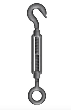 Open Body Mild Steel Straining turnbuckle Screw Hook/Eye