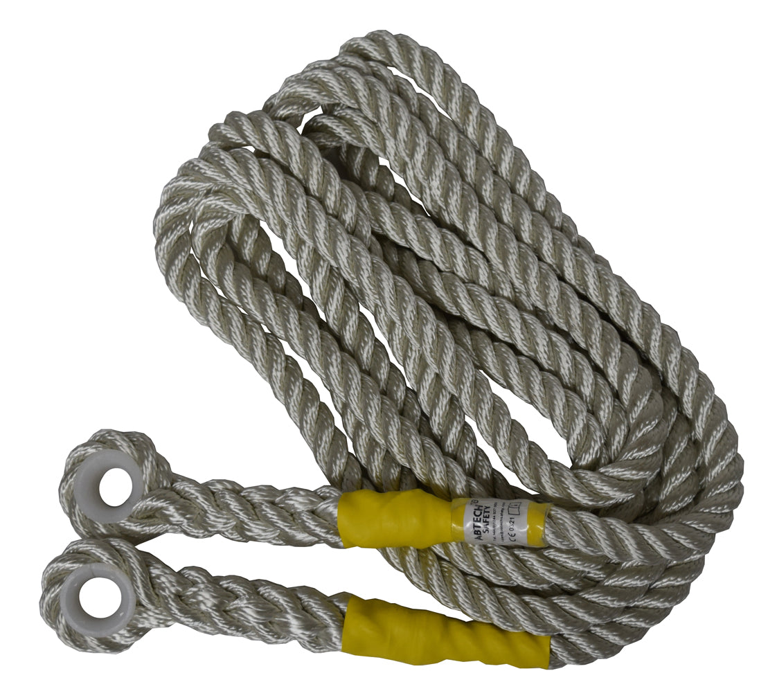 ABR- Abtech -16mm Dia Nylon Rope with Plastic Eye Each end 25m