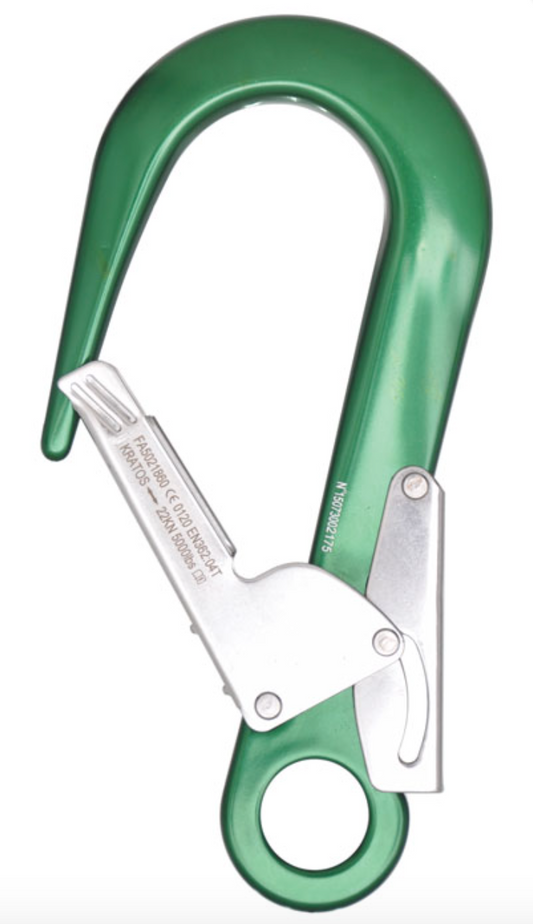 Kratos - Aluminium Double Action Scaffold Hook 22kN 60mm