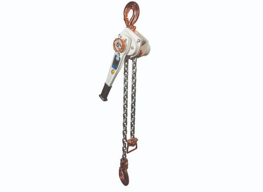 10.0t Tiger Spark Resistant Lever Hoist PROLH. XLH with Working Load Limiter 6.5m Height of Lift - SWL 10.0t - ⌀10.0mm Chain