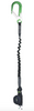 1.8m Gravity-S Y Forked Shock Absorbing Expandable Webbing Single Lanyard with Scaff Hook 1.8m