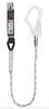 1.5m or 1.8m Gravity Shock Absorbing Kernmantle Single Rope Lanyard with Textile Loop & Scaff Hook 1.5m