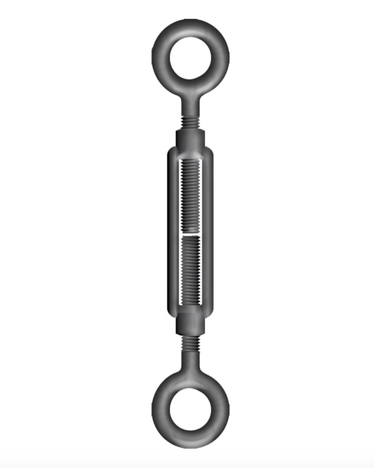 Open Body Mild Steel Straining Screw Eye/Eye 16mm