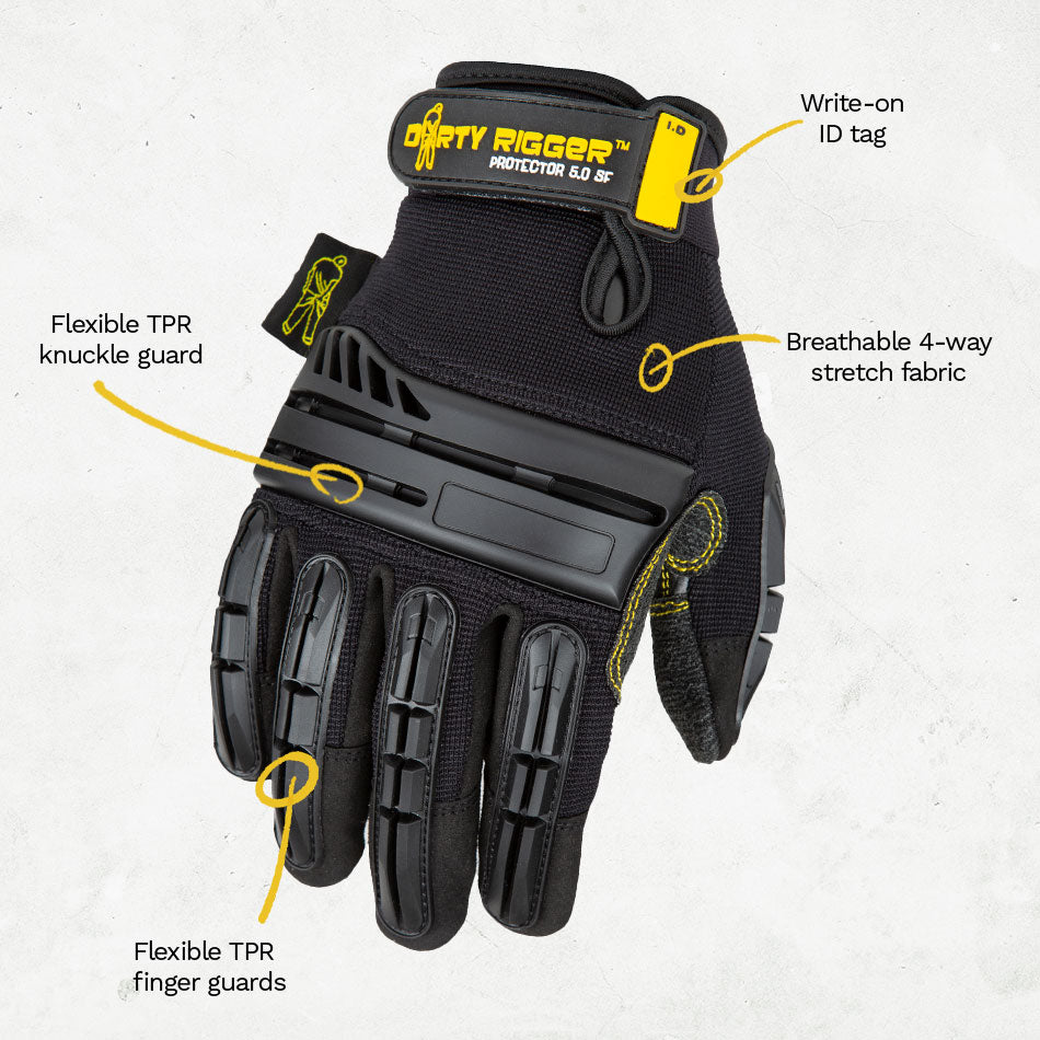 Protector 5.0 SF Heavy Duty Gloves (Full Fingered) XXL