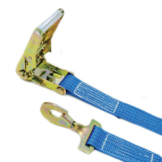 50mm wide 2 Part Ratchet Strap systems – FLAT SNAP HOOK 10m / 2500daN