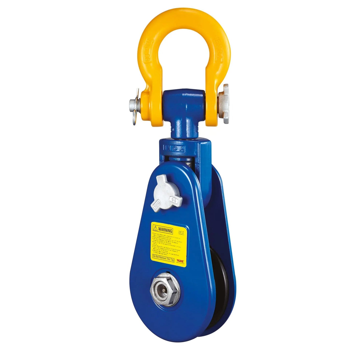 YOKE Forged Snatch Block with Shackle 15t / 203mm