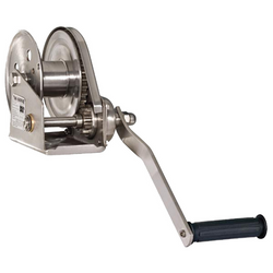 Pfaff HW-CS 800kg Stainless Steel Spur Gear Drive Manual Wire Rope Winch