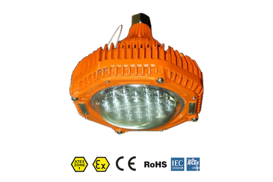 Titan Pendant - 7350 Lumens - Zone 1 & 21 - AC Round ATEX Floodlight 24V