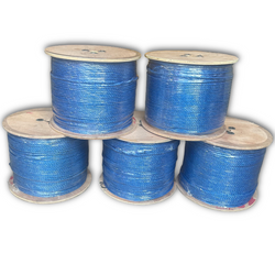 Duct Draw Rope - 6mm Blue Polypropylene 500m
