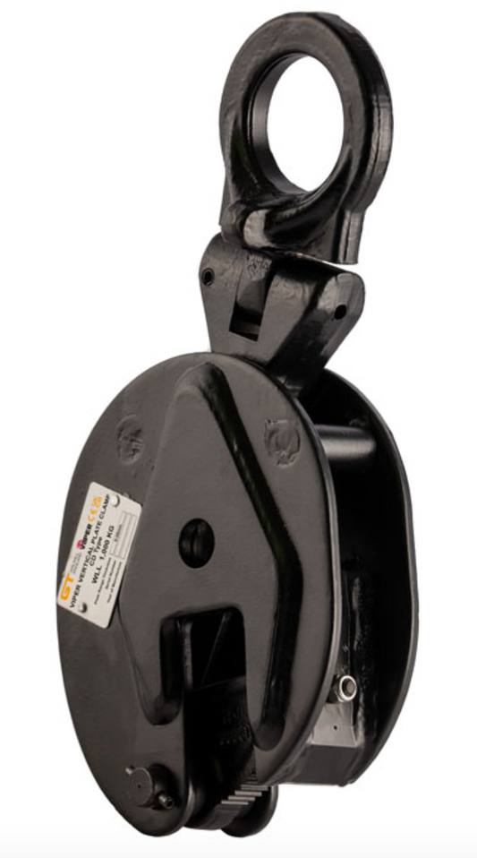 GT Viper Vertical Plate Lifting Clamp CD Type to BS-EN 13155 2,000kg / 0-25mm