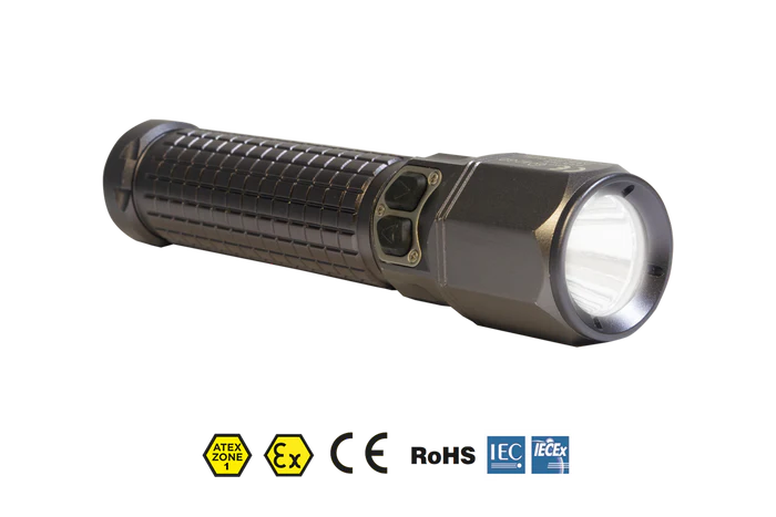 Sigma RFL - 160 Lumens - Zone 1 - Rechargeable ATEX Flashlight