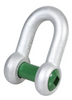 Green Pin Grade 6 Square Sunken Hole Dee Shackle 17.0t