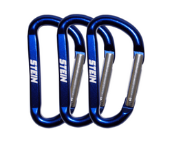 STEIN - Tool Clips - Aluminium Karabiner Type - Medium (1 x Pack of 3)