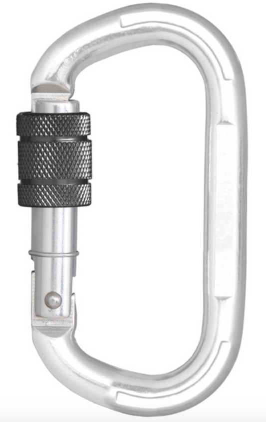 Kratos - Aluminium Keylock Screw Locking Karabiner 15mm