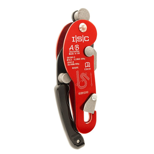 ISC A-B Descender - Squeeze Style - WLL 300kg - Rope Dia 10.5 to 12.5mm