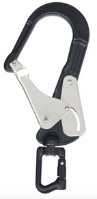 Aluminium Double Action Swivel Pin Opening Eye Scaffold Hook 60mm
