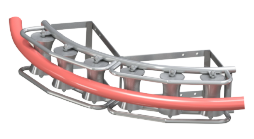 Corner & Manhole Cable Roller (6 Roller) - Max Payload 500kg