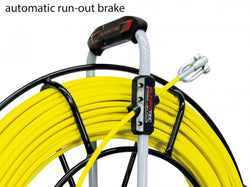 RUNPOTEC Fiberglass Rod Ă7.5mm x 120m + Steel Cage