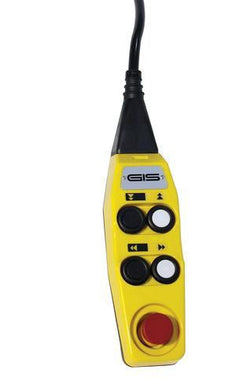 GIS GCH & GP 4 Button Control Pendant with Up / Down Push Buttons & E-Stop