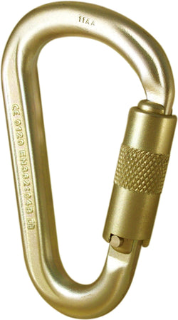 ISC HMS Supersafe (3-way) Steel Karabiner - MBS 50kN - Zinc Plated