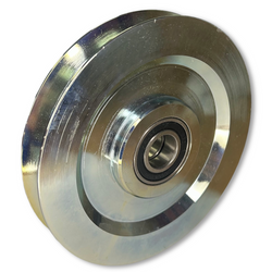 Zinc Plated Steel Sheaves with Sealed Ball Bearings (Model No. 163K)