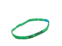 2.0t - 2000kg WLL Polyester Green Roundslings - Made in the UK
