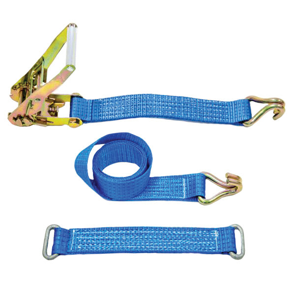 Recovery Wheel Straps Complete System with Claw Hook and Flat Strap Links from RiggingUK