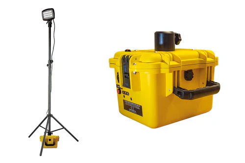 NightSearcher Solaris Megastar 20K - 20000 Lumens - 24Ah - Rechargeable Floodlight