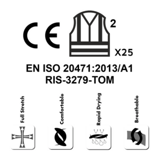 STEIN - X25 VENTOUT Hi-Viz T-Shirt Short Sleeve - Yellow - Assorted Sizes