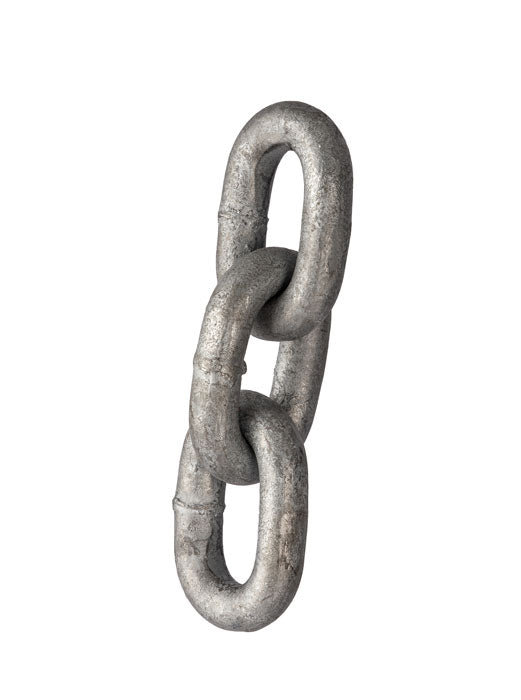 Mild Steel Short Link Chain Galvanised  (Sold By the Meter) Ø13mm x 36mm Inside Length