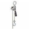 TIGER MINI INDUSTRIAL LEVER HOIST TLH11, 0.5t CAPACITY 6.5m Height of Lift - SWL 0.5t - ⌀4.0mm Chain