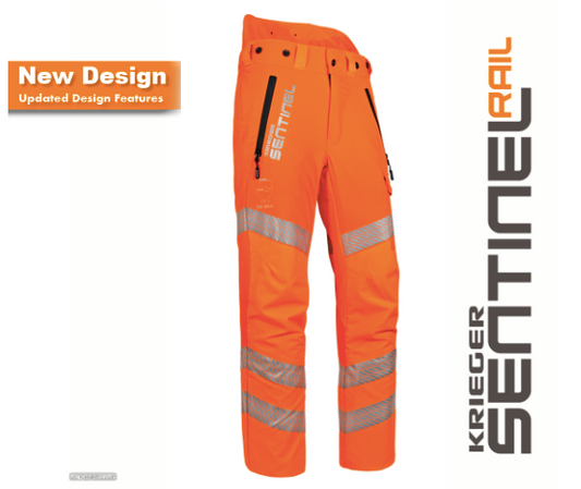 STEIN - KRIEGER "SENTINEL RAIL" Chainsaw Trousers "C" Standard Leg - Rail Approved XXL