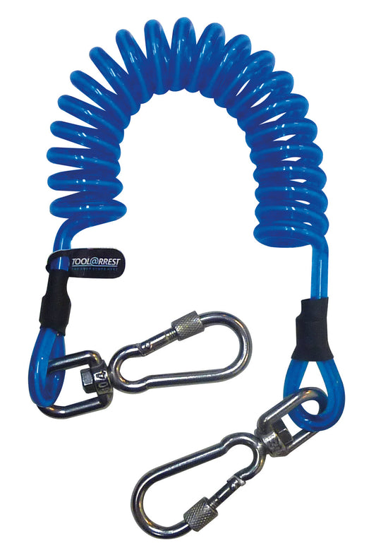 Tool@rrest Global - 2m Heavy Duty Coil  Tool Lanyard