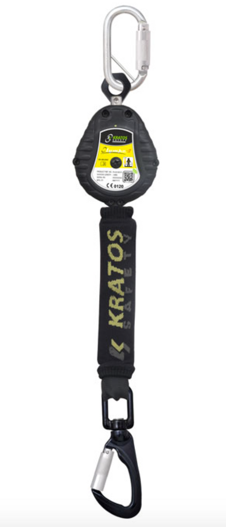 Kratos - 1.8m Olympe-S Retractable Webbing Fall Arrest Block 1.8m