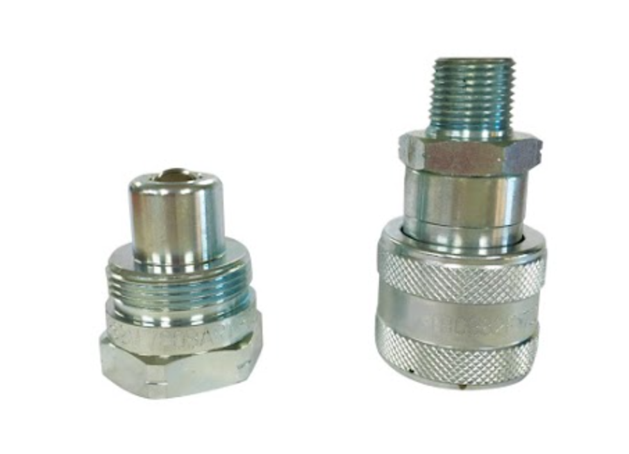 Tecpos Hydraulic Ball Type Coupler 3/8" Male