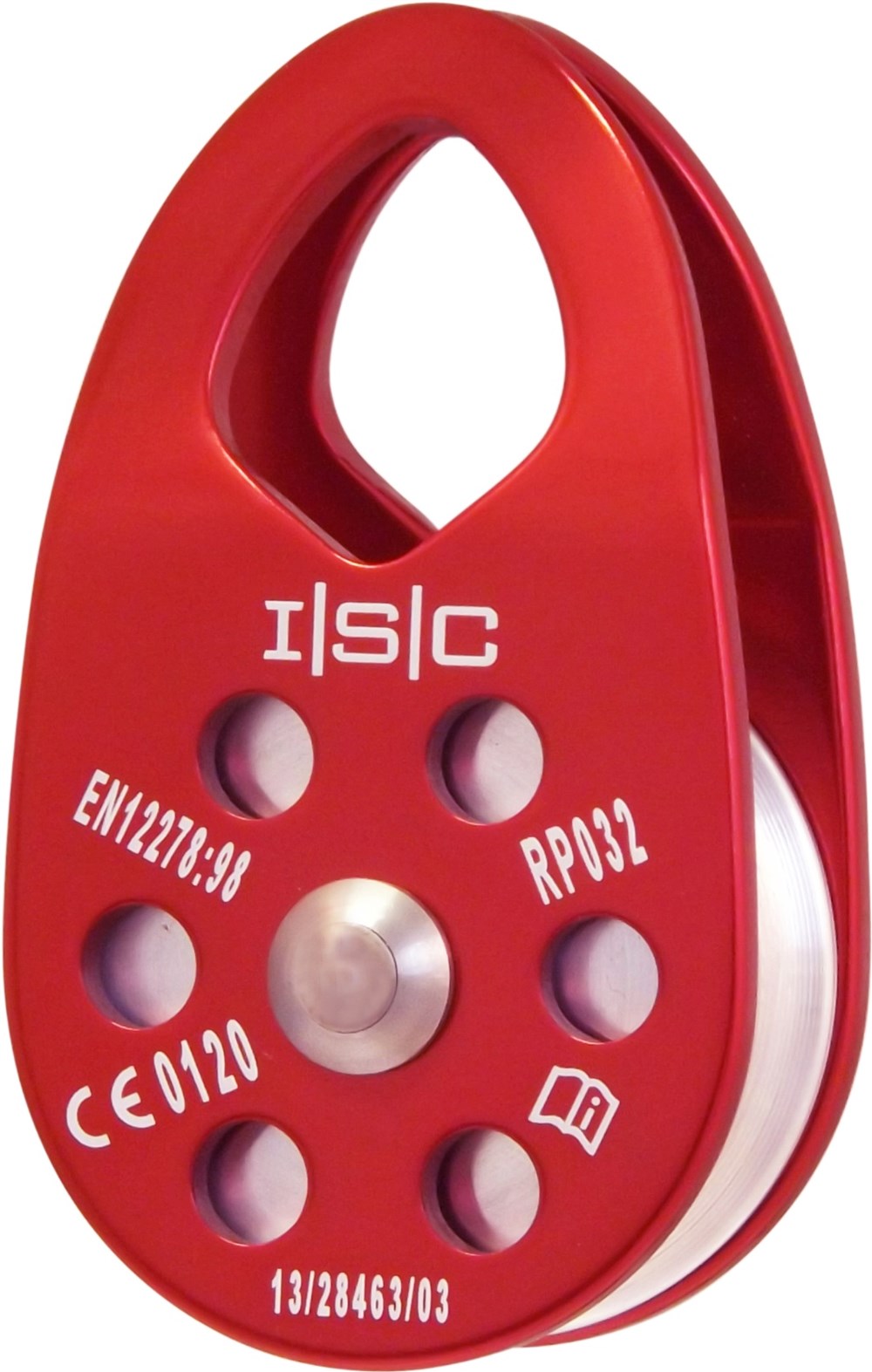 ISC Medium Single Eiger Pulley - MBS 36kN - Max Rope Dia 13mm