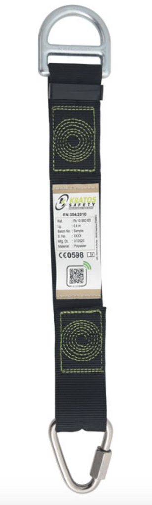 Kratos - Removable Extension Strap with D Ring 0.41m
