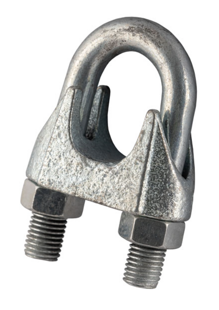 Commercial Galvanised Steel Wire Rope Grip 40mm