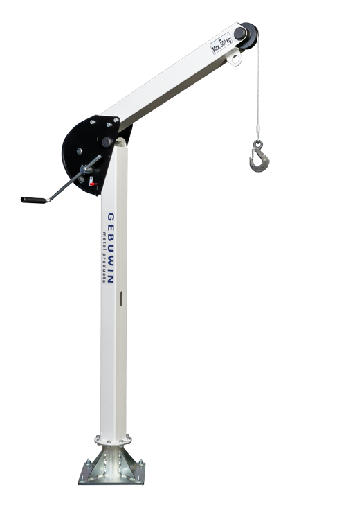 SD125 GR - 125kg Swivel Hoisting Davit (Built in winch with 13m Cable)