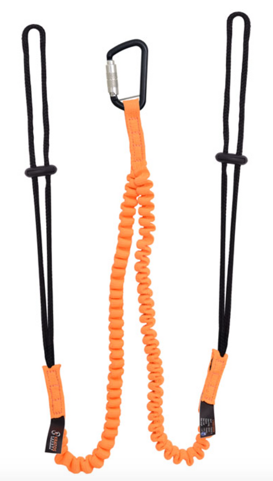 Kratos - Forked Connecting Tool Stretch Lanyard - Max Length 1.3m, Max Wright 5kg 1.3m