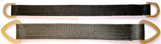 Black Truss Strap with D Links Each End - SWL 250 kgs, 25mm Wide