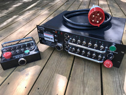  Out Board LV12x Low Voltage 12 Way Chain Hoist Controller with Remote & 20m Cable